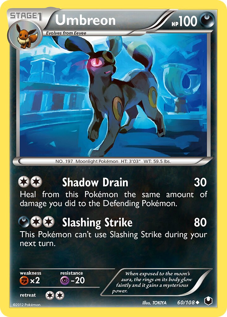 Umbreon - 60/108 - Uncommon (Inglés NM)