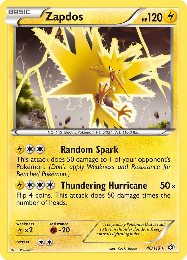 Zapdos - 46/113 - Rare Holo (Inglés Foil LP)