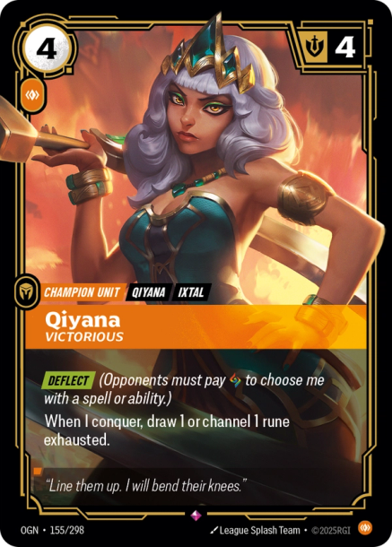 QIYANA, VICTORIOUS - OGN-155/298