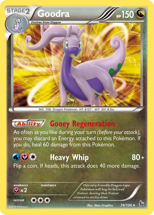 Goodra - 74/106 - Rare Holo (Inglés Foil LP)