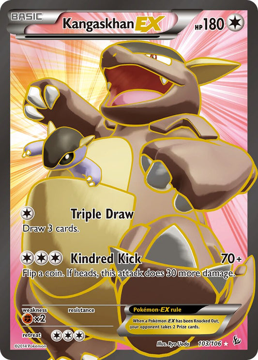 Kangaskhan-EX - 103/106 - Rare Ultra (Inglés Foil MP)