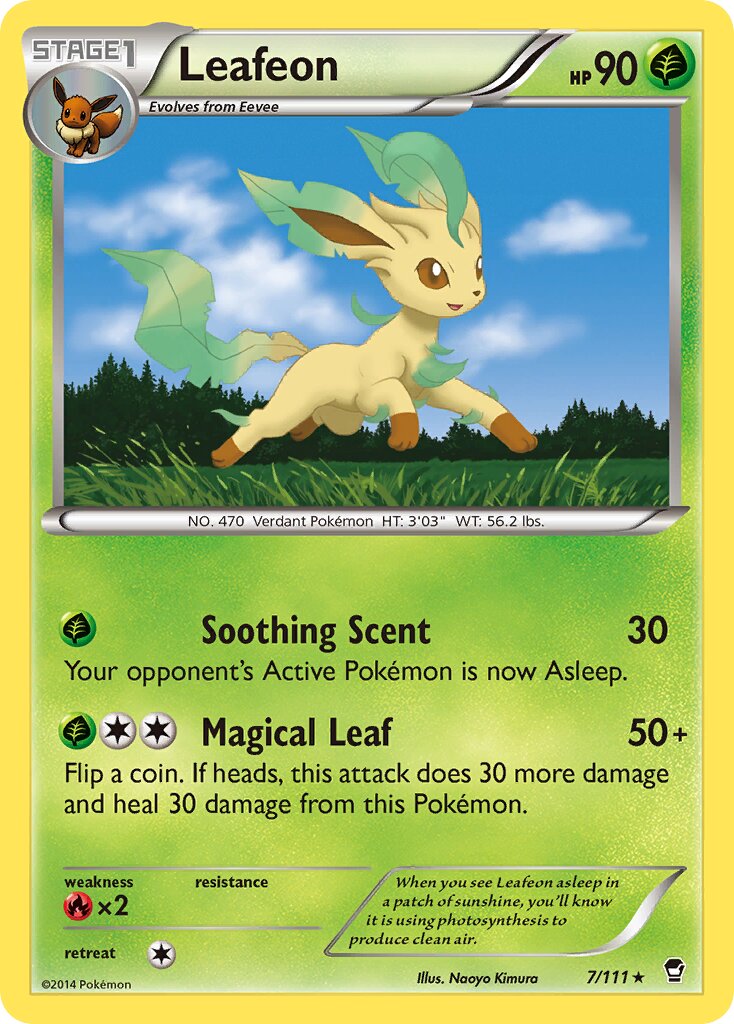 Leafeon - 7/111 - Rare (Inglés LP)