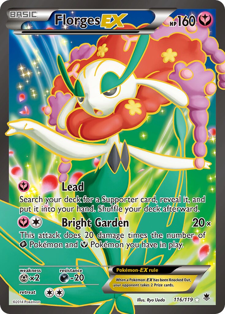 Florges-EX - 116/119 - Rare Ultra (Inglés Foil MP)