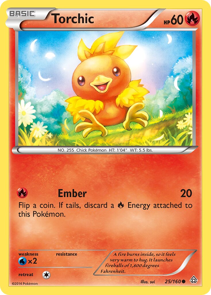 Torchic - 25/160 - Common (Inglés LP)