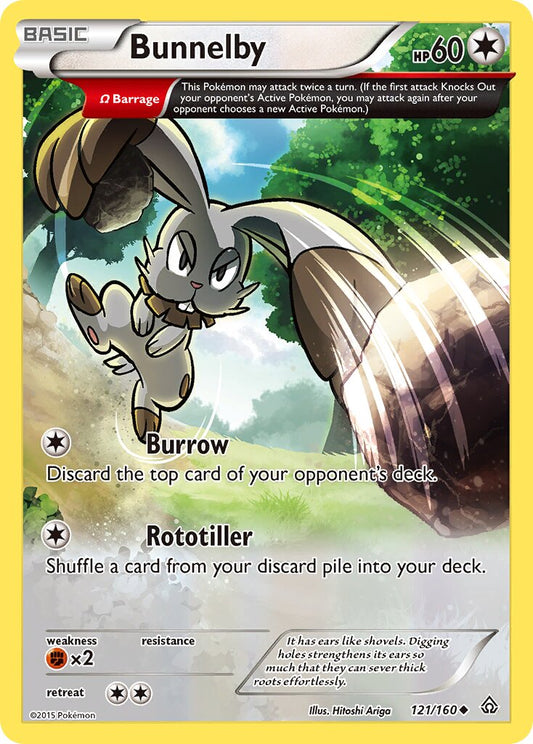 Bunnelby - 121/160 - Uncommon (Inglés LP)