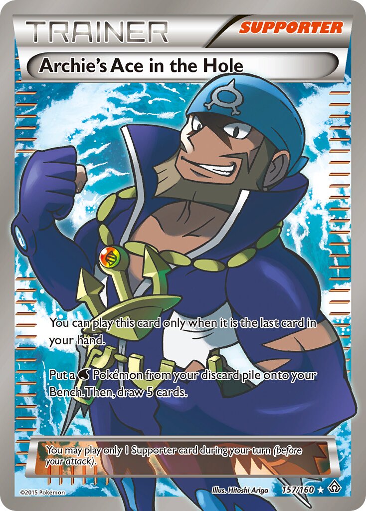 Archie's Ace in the Hole - 157/160 - Rare Ultra (Inglés Foil HP)