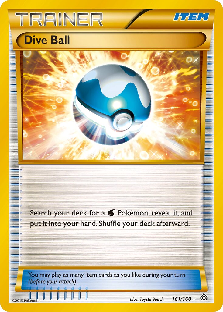 Dive Ball - 161/160 - Rare Secret (Inglés Foil MP)