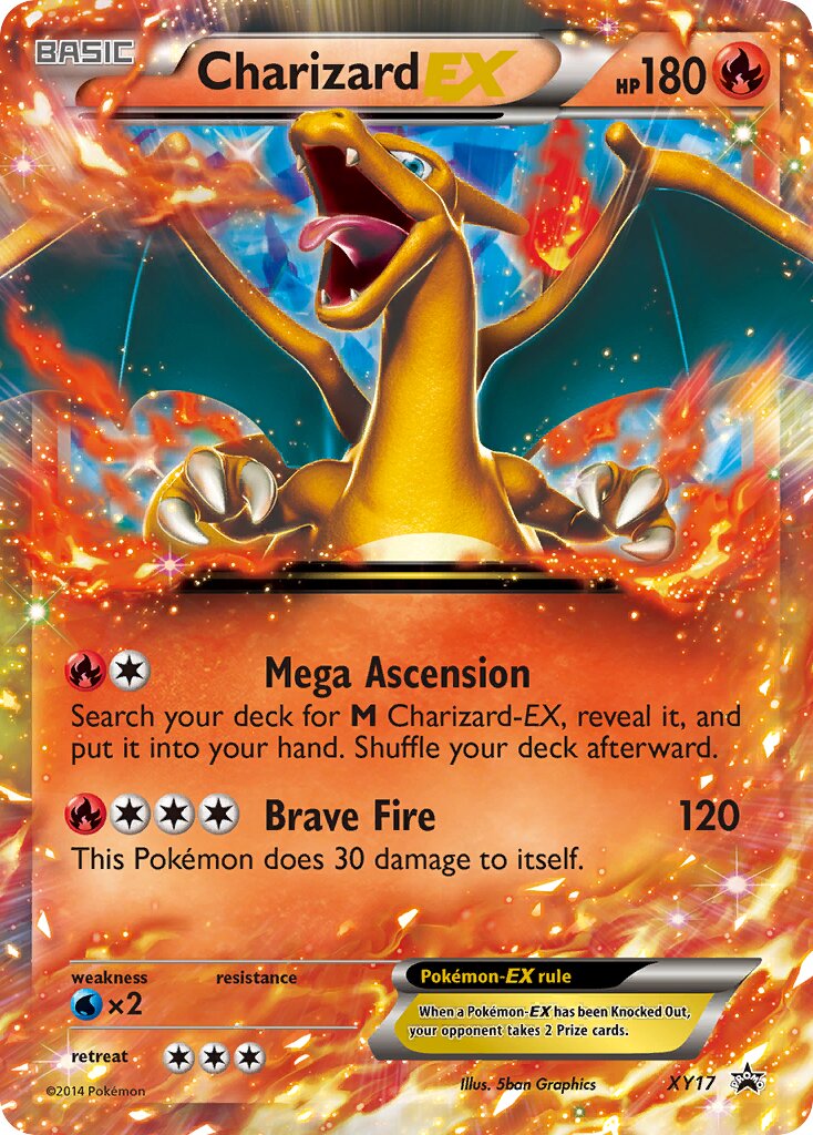 Charizard-EX - XY17 - Promo (Inglés Foil MP)