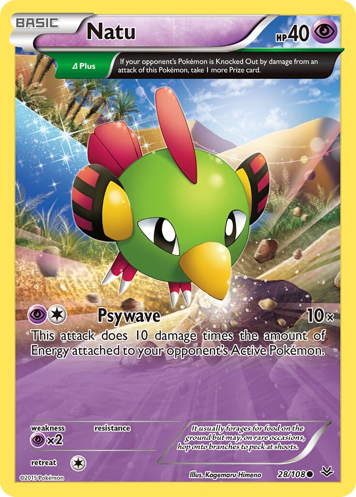 Natu - 28/108 - Common (Inglés NM)