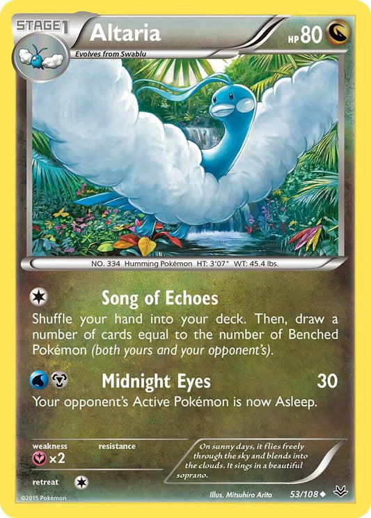 Altaria - 53/108 - Uncommon (Inglés NM)
