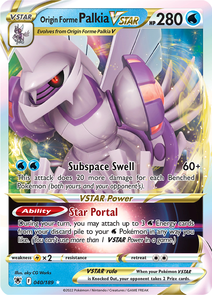Origin Forme Palkia VSTAR - 040/189 - Ultra Rare