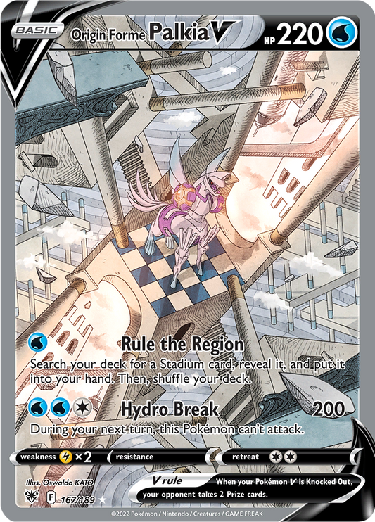 Origin Forme Palkia V - 167/189 - Alternate Art Ultra Rare (Español)