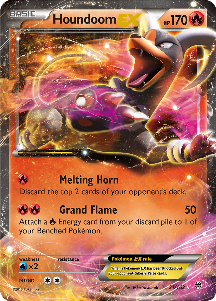 Houndoom EX - 21/162 - Ultra Rare