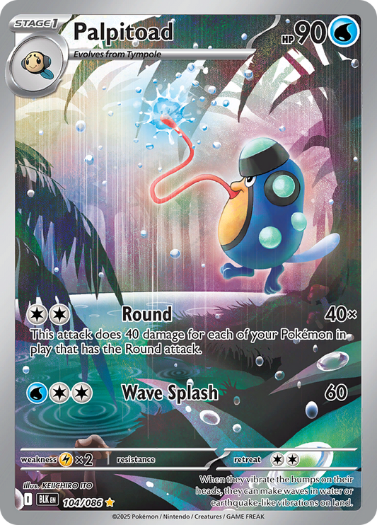 Palpitoad - 104/086 - Illustration Rare