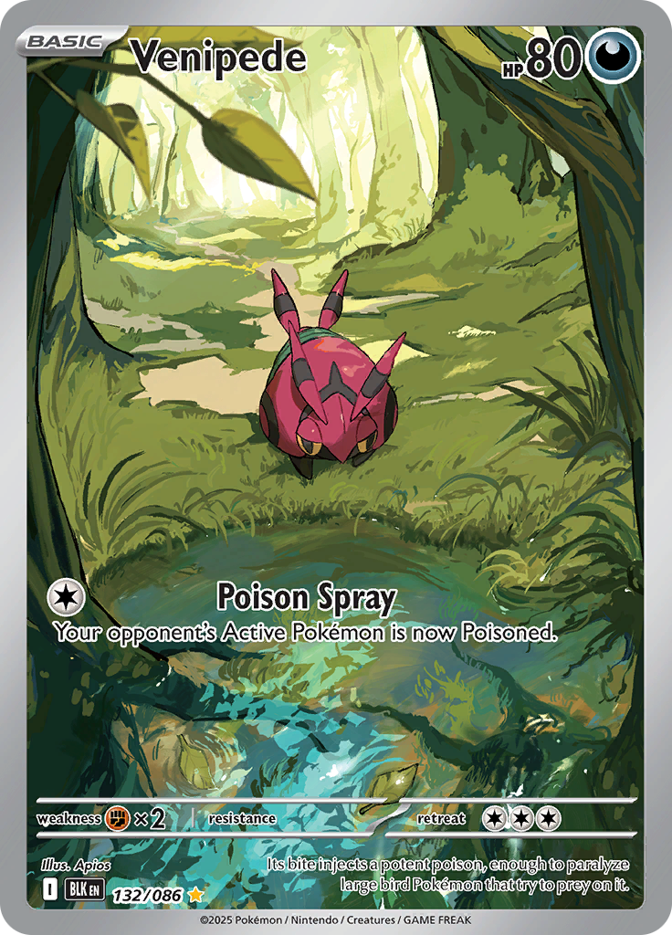 Venipede - 132/086 - Illustration Rare