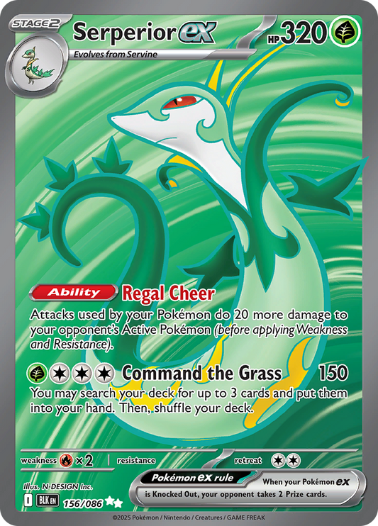 Serperior ex - 156/086 - Secret Rare