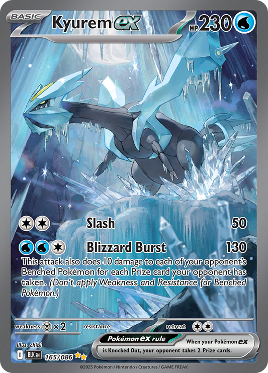 Kyurem ex - 165/086 - Special Illustration Rare