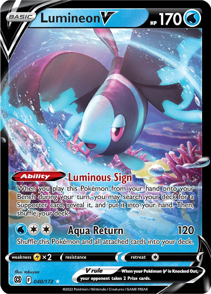 Lumineon V - 040/172 - Ultra Rare
