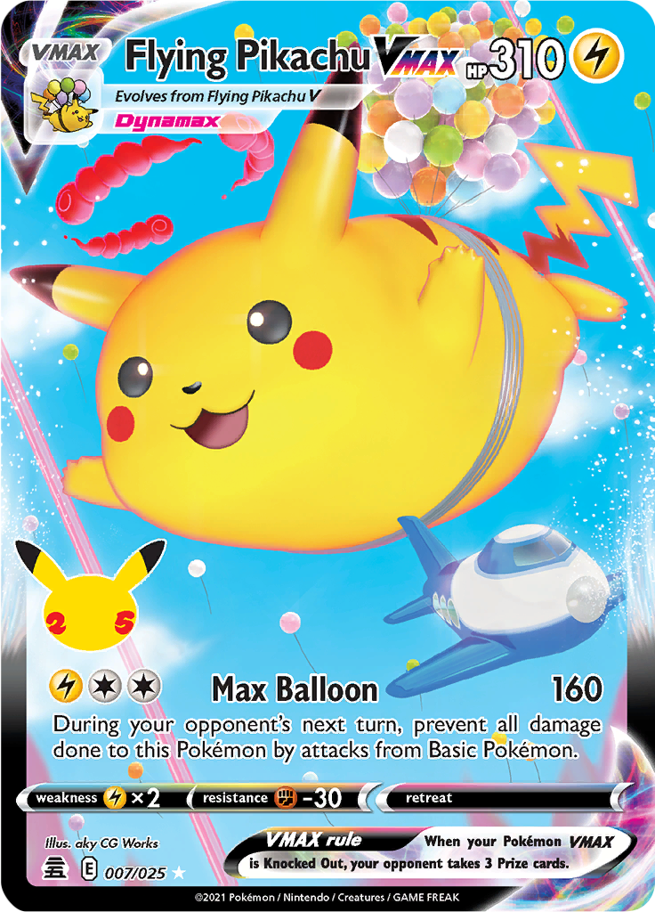 Flying Pikachu VMAX - 7/25 - Ultra Rare