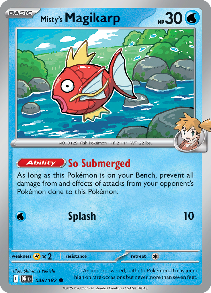 Misty's Magikarp - 048/182 - Common (Español)