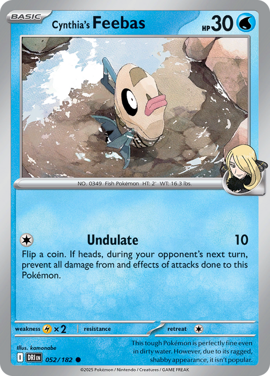 Cynthia's Feebas - 052/182 - Common (Español)