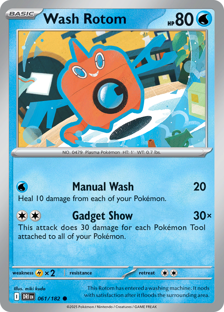 Wash Rotom - 061/182 - Common