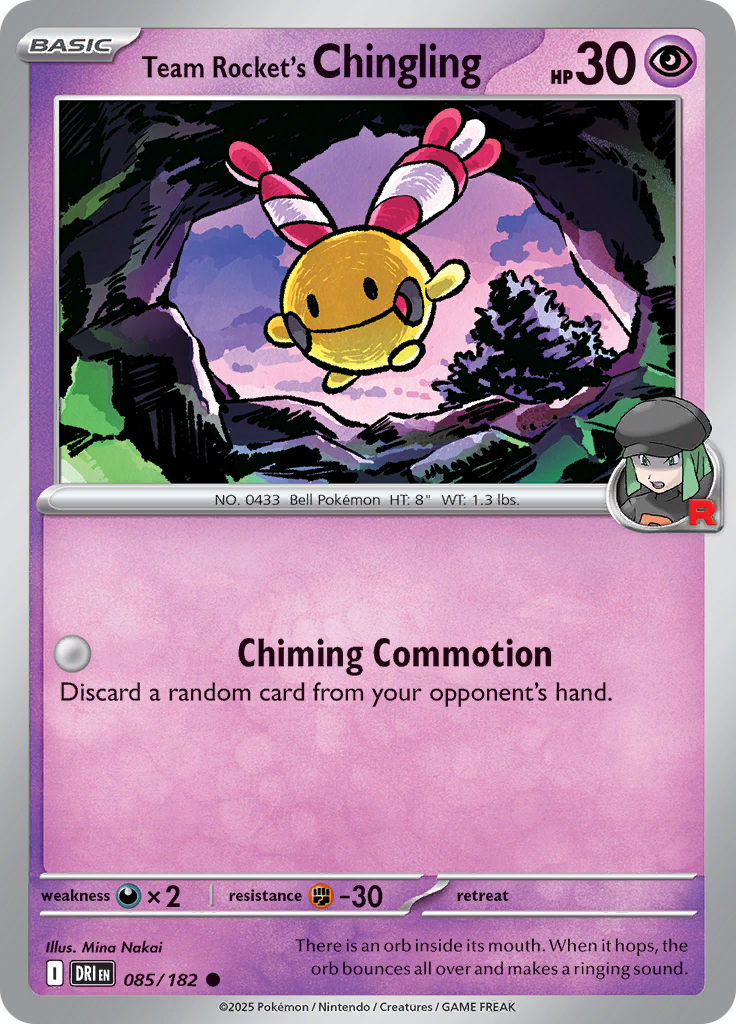 Team Rocket's Chingling - 085/182 - Common