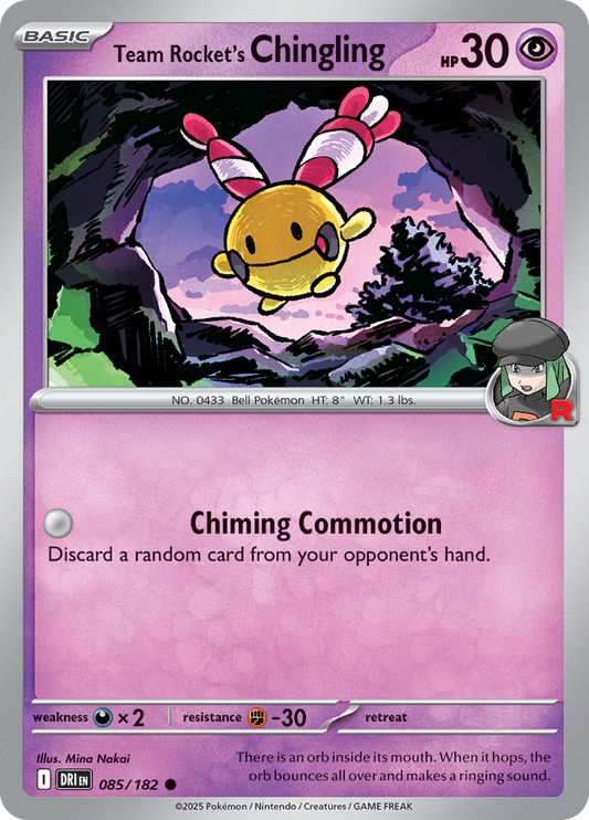 Team Rocket's Chingling - 085/182 - Common (Español)