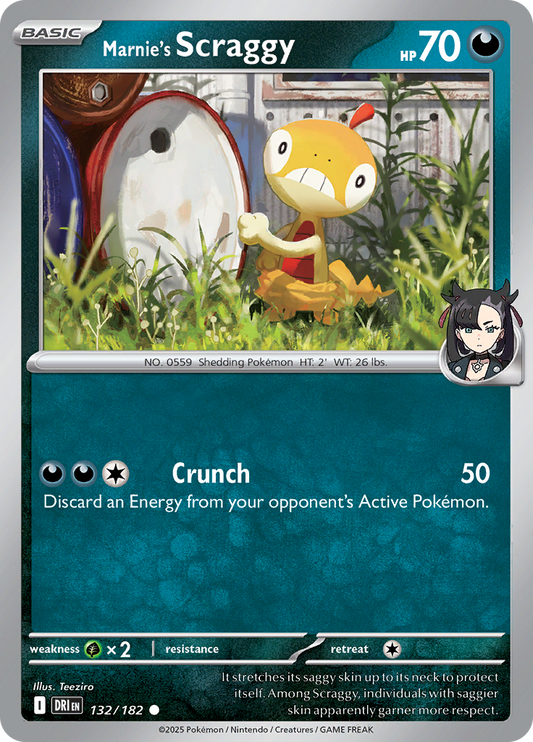 Marnie's Scraggy - 132/182 - Common