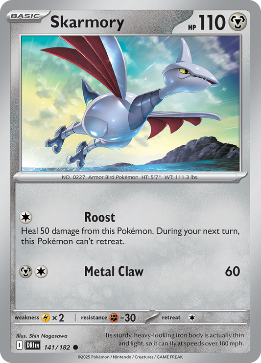 Skarmory - 141/182 - Common (Español)
