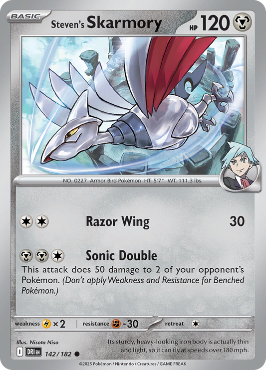 Steven's Skarmory - 142/182 - Common