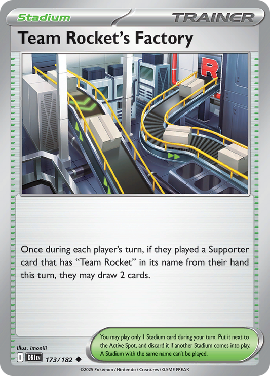 Team Rocket's Factory - 173/182 - Uncommon (Español)