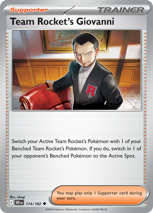 Team Rocket's Giovanni - 174/182 - Uncommon