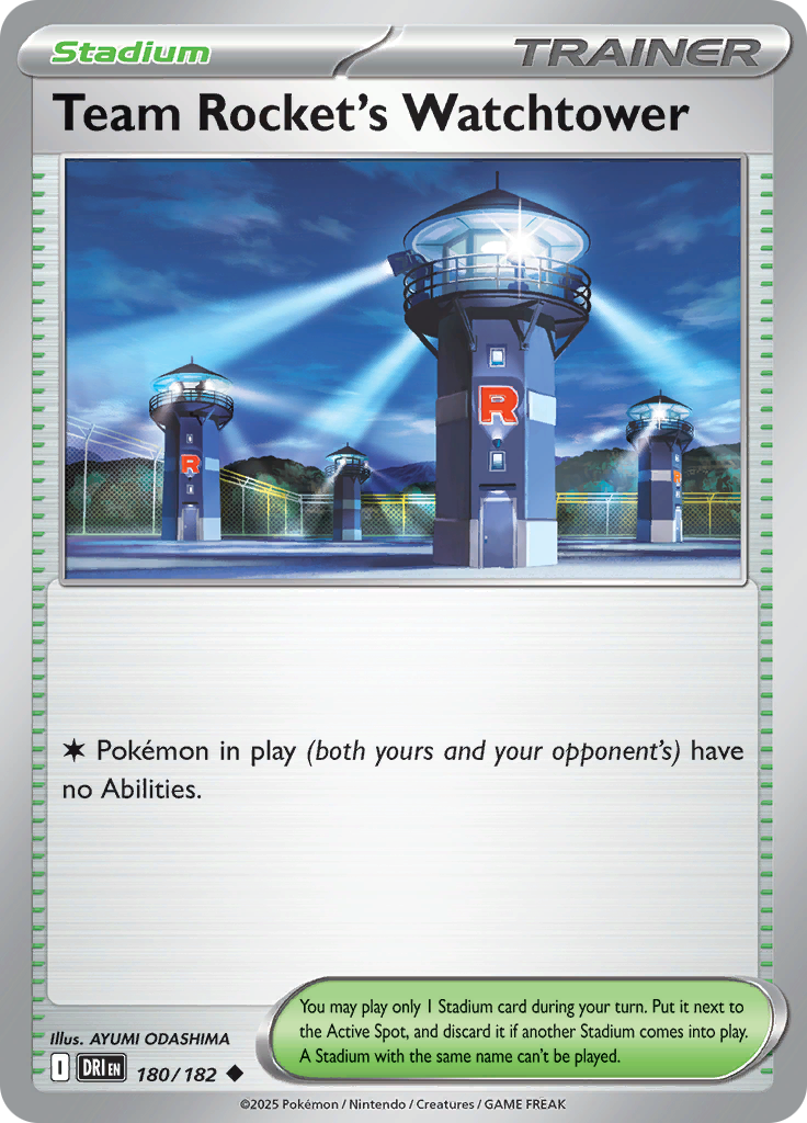 Team Rocket's Watchtower - 180/182 - Uncommon
