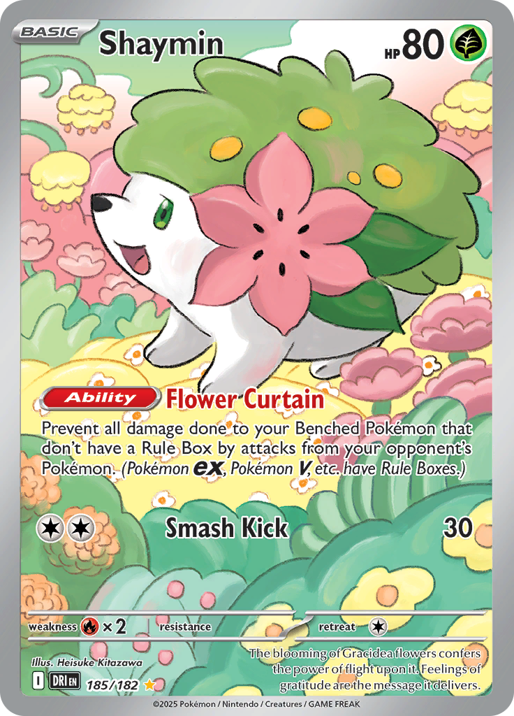 Shaymin - 185/182 - Illustration Rare
