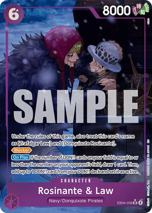 Rosinante & Law - EB04-038 - Alternate Art (OP14 V1)