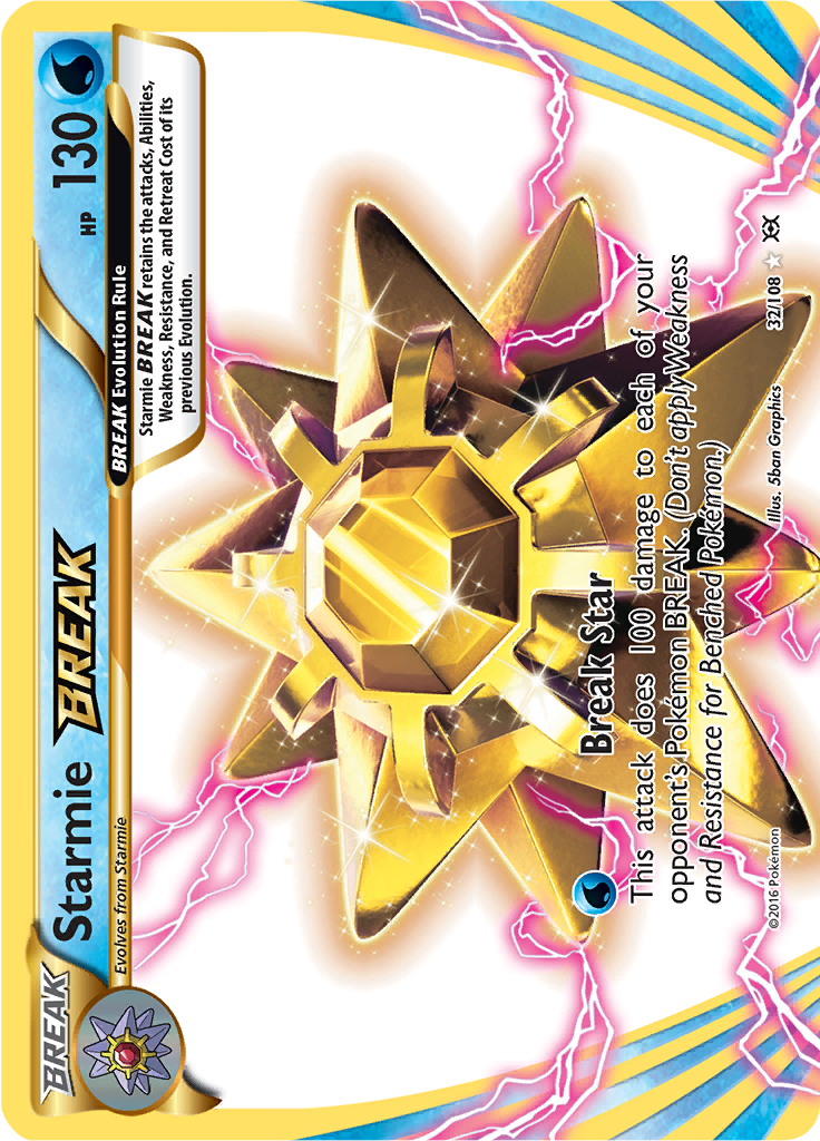 Starmie Break - 32/108 - Break Rare