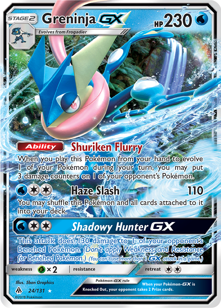 Greninja GX - 24/131 - Ultra Rare (Español)