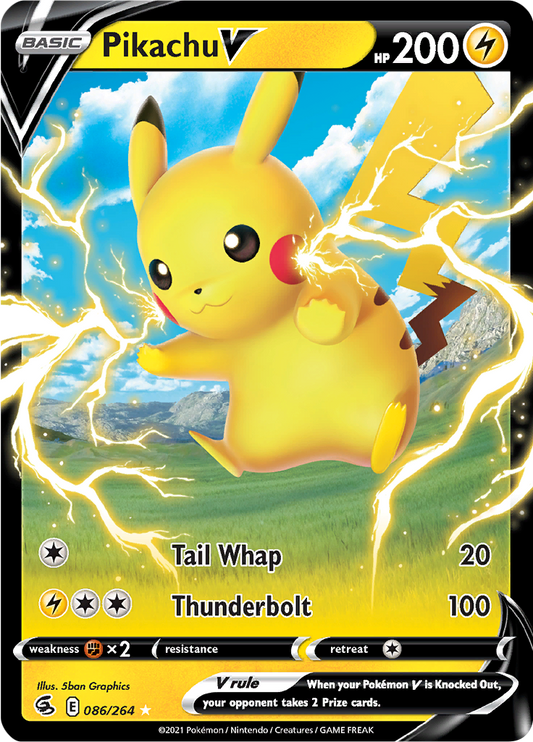 Pikachu V - 086/264 - Ultra Rare
