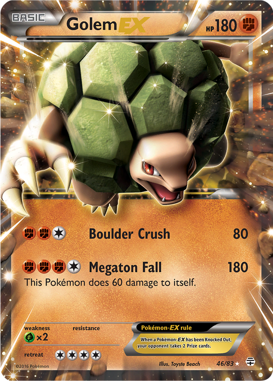 Golem EX - 46/83 - Ultra Rare