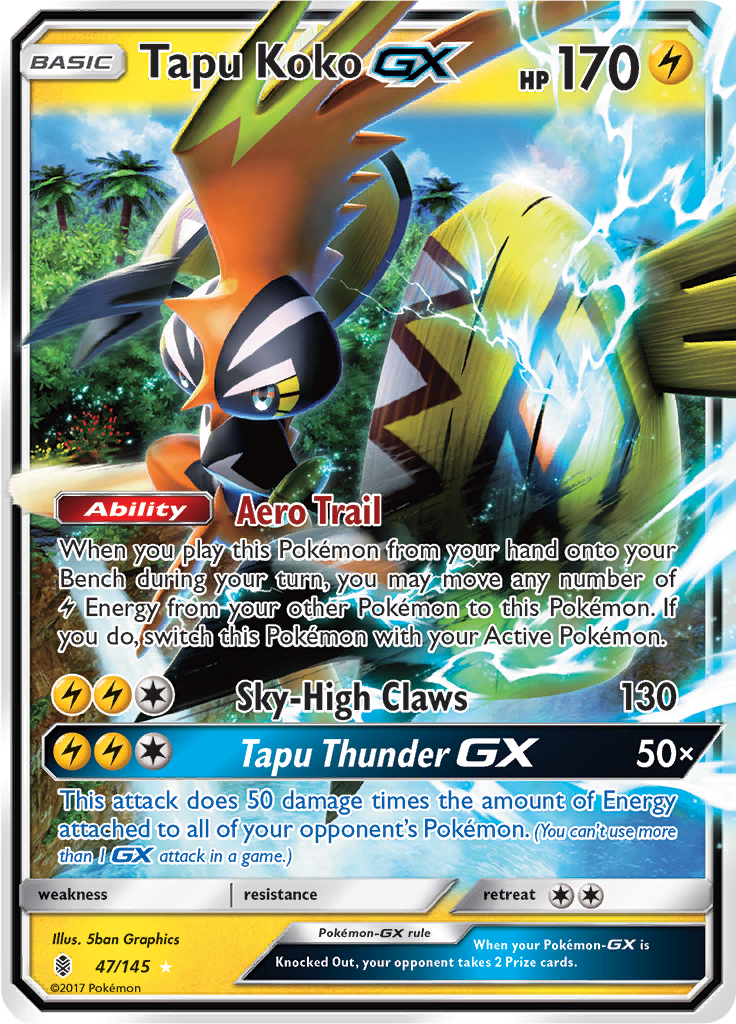 Tapu Koko GX - 47/145 - Ultra Rare