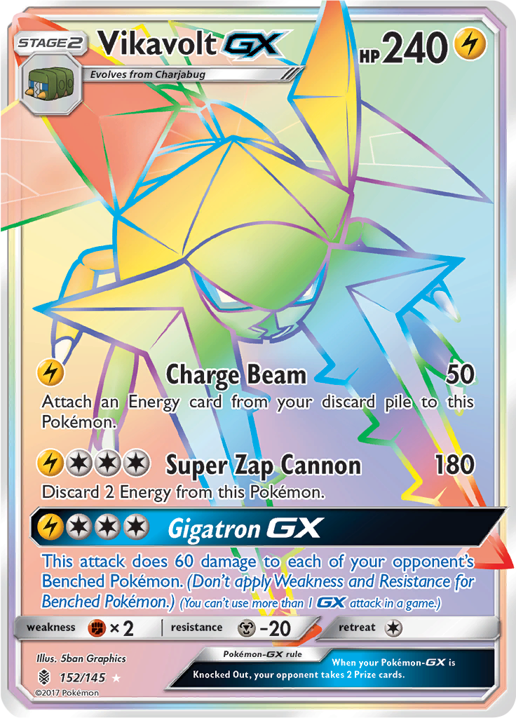 Vikavolt GX - 152/145 - Hyper Rare - LP