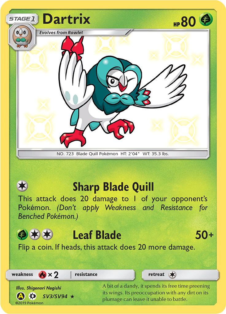 Dartrix - SV3/SV94 - Double Rare