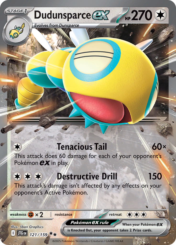 Dudunsparce ex - 121/159 - Ultra Rare