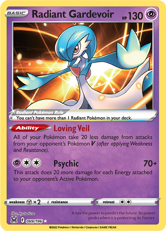 Radiant Gardevoir - 069/196 - Radiant Rare