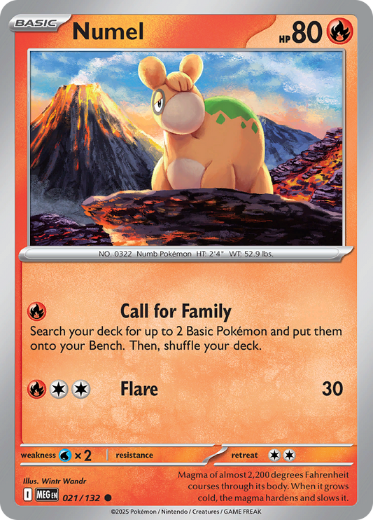 Numel - 021/132 - Common Reverse Holo