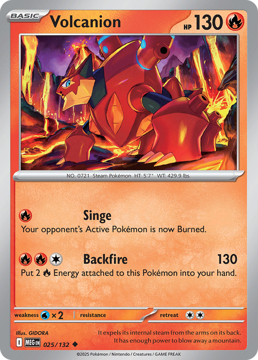 Volcanion - 025/132 - Uncommon