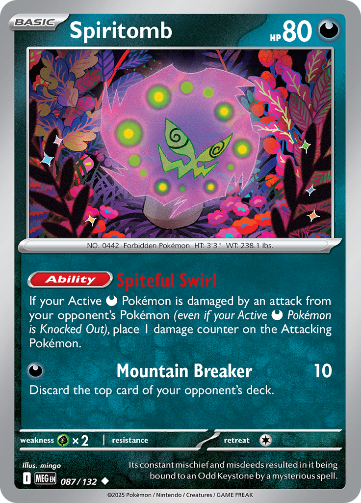 Spiritomb - 087/132 - Uncommon Reverse Holo