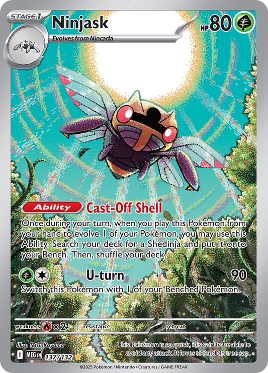 Ninjask - 137/132 - Art Rare (Español)