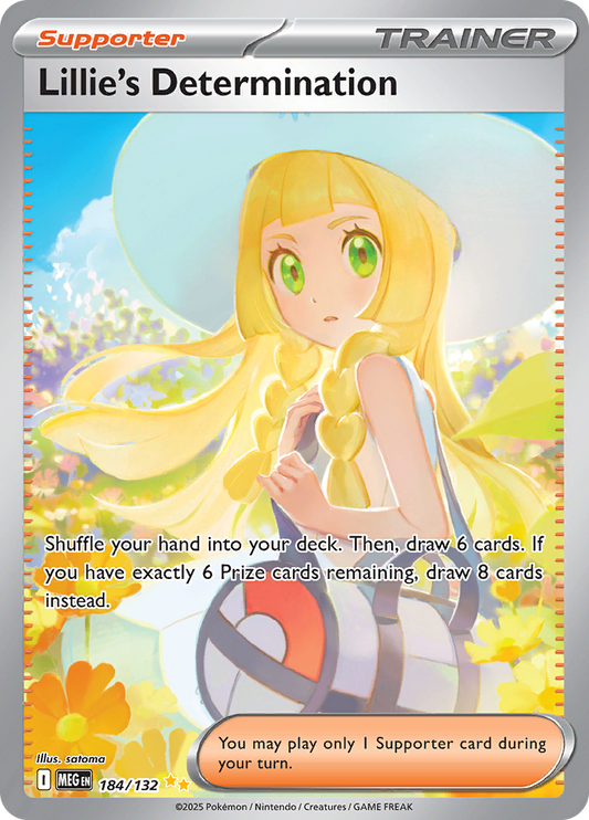 Lillie's Determination - 184/132 - Special Art Rare